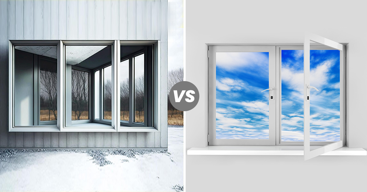 Aluminium vs uPVC windows